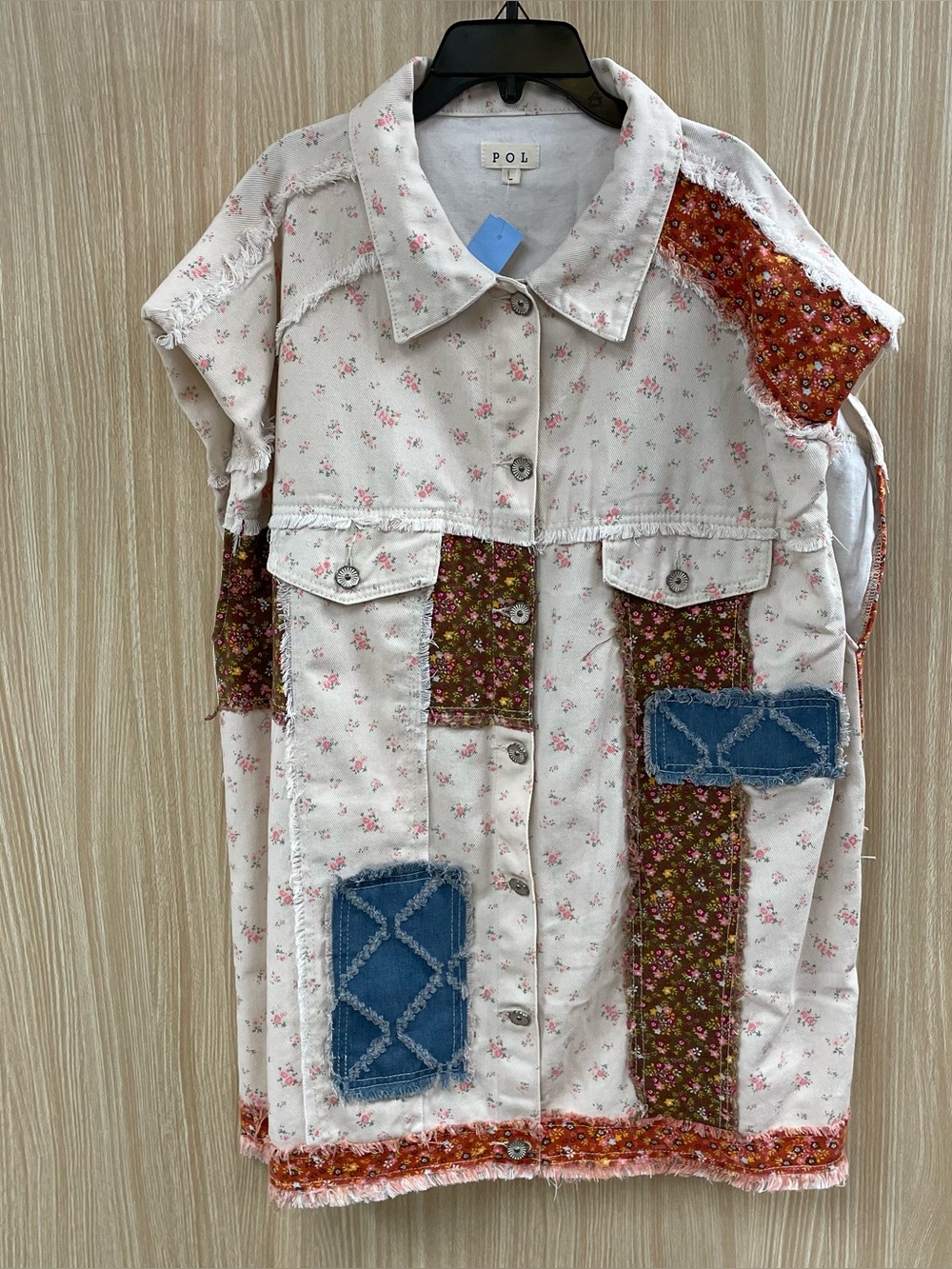 POL Cream Vest Size L